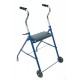 DMI® Steel Walker w/ Wheels and Seat