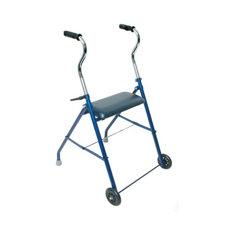 DMI® Steel Walker w/ Wheels and Seat